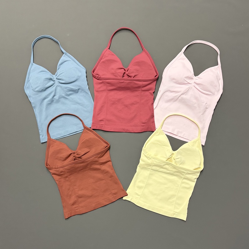 Yoga Mat For Fitness - Camiseta Deportiva sin Costuras para Mujer,