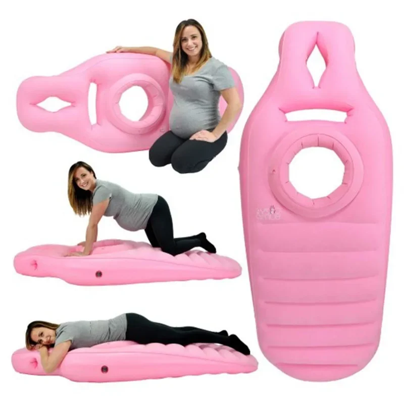 Yoga Fitness Matte - Almohada inflable para embarazo, estera de