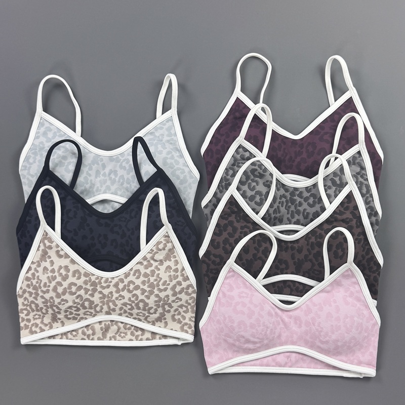 Stretch Strap Yoga - Sujetador Deportivo para Mujer, Estampado de