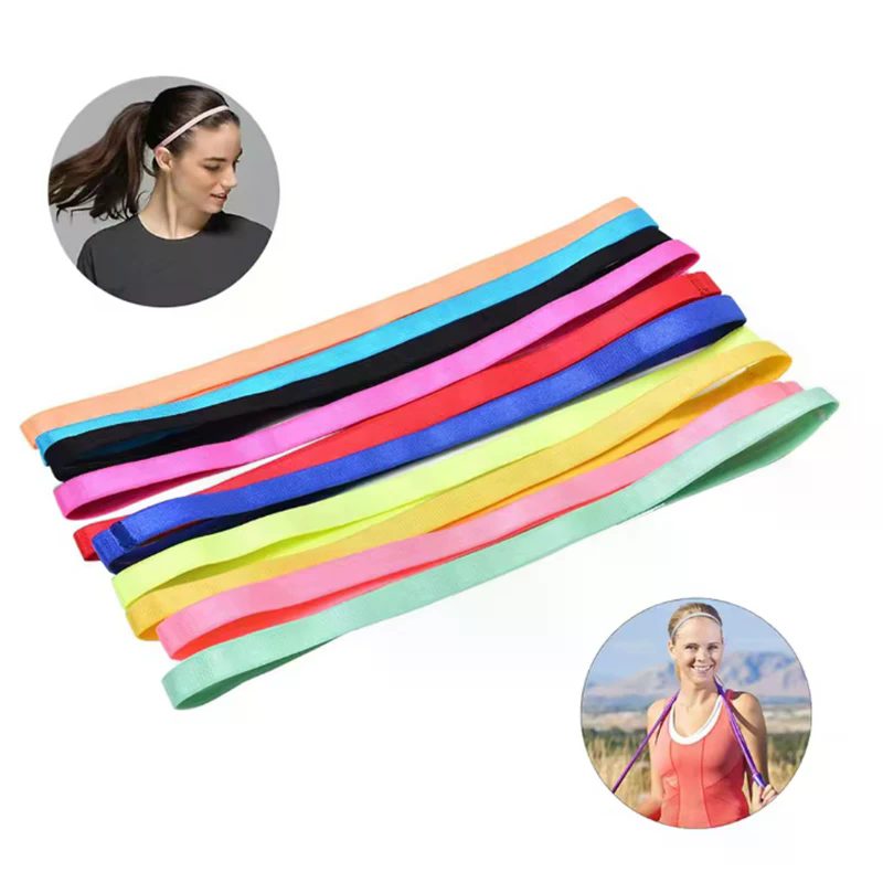 Stretch Strap Yoga - Diademas deportivas delgadas para mujeres y