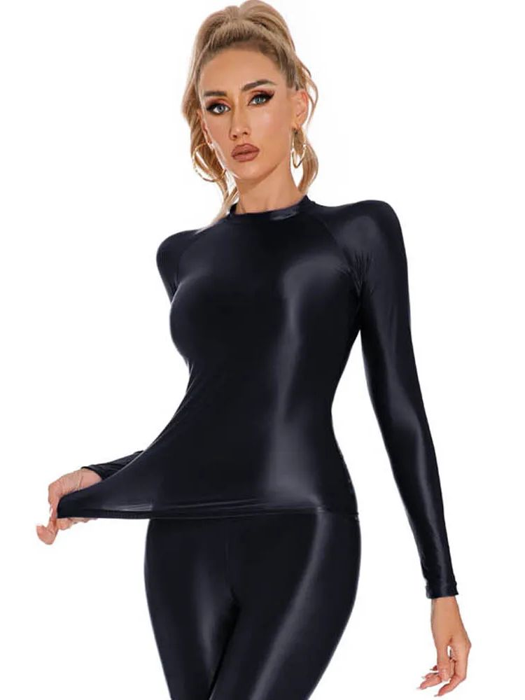 Camiseta Brillante Elástica de - Yoga Fitness Fit Club reseña y precio