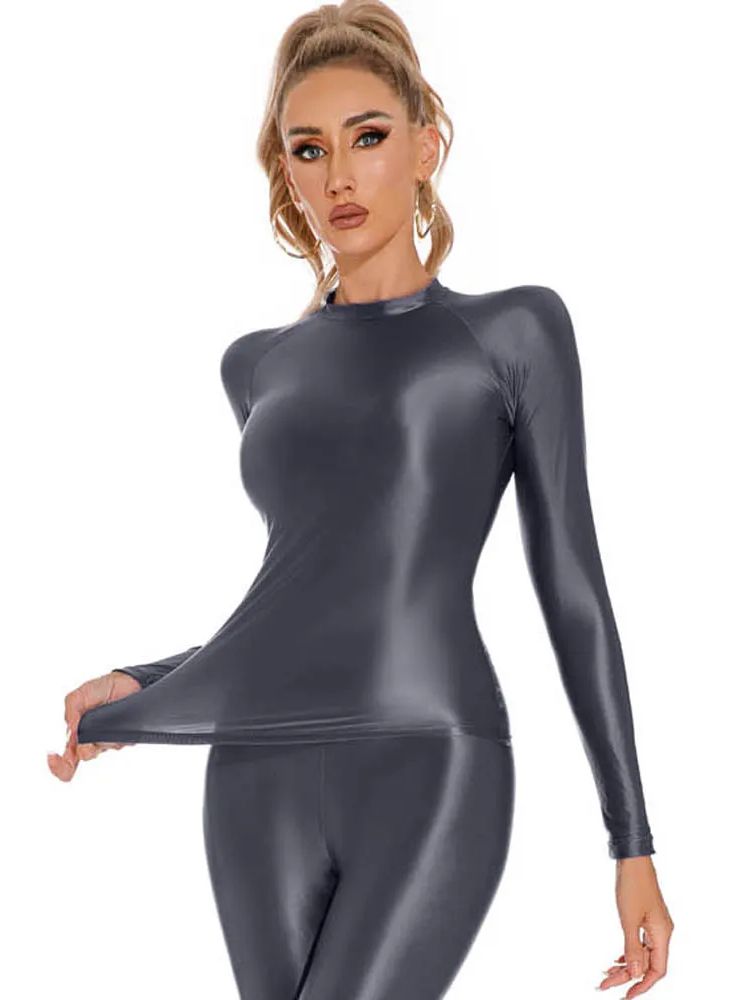 Camiseta Brillante Elástica de - Yoga Fitness Fit Club reseña y precio