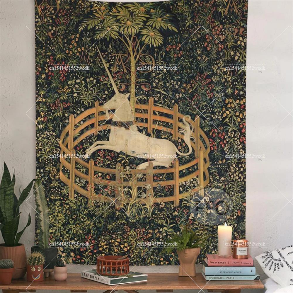 Tapiz de pared de Unicornio en - Yoga Fitness Matte reseña y precio