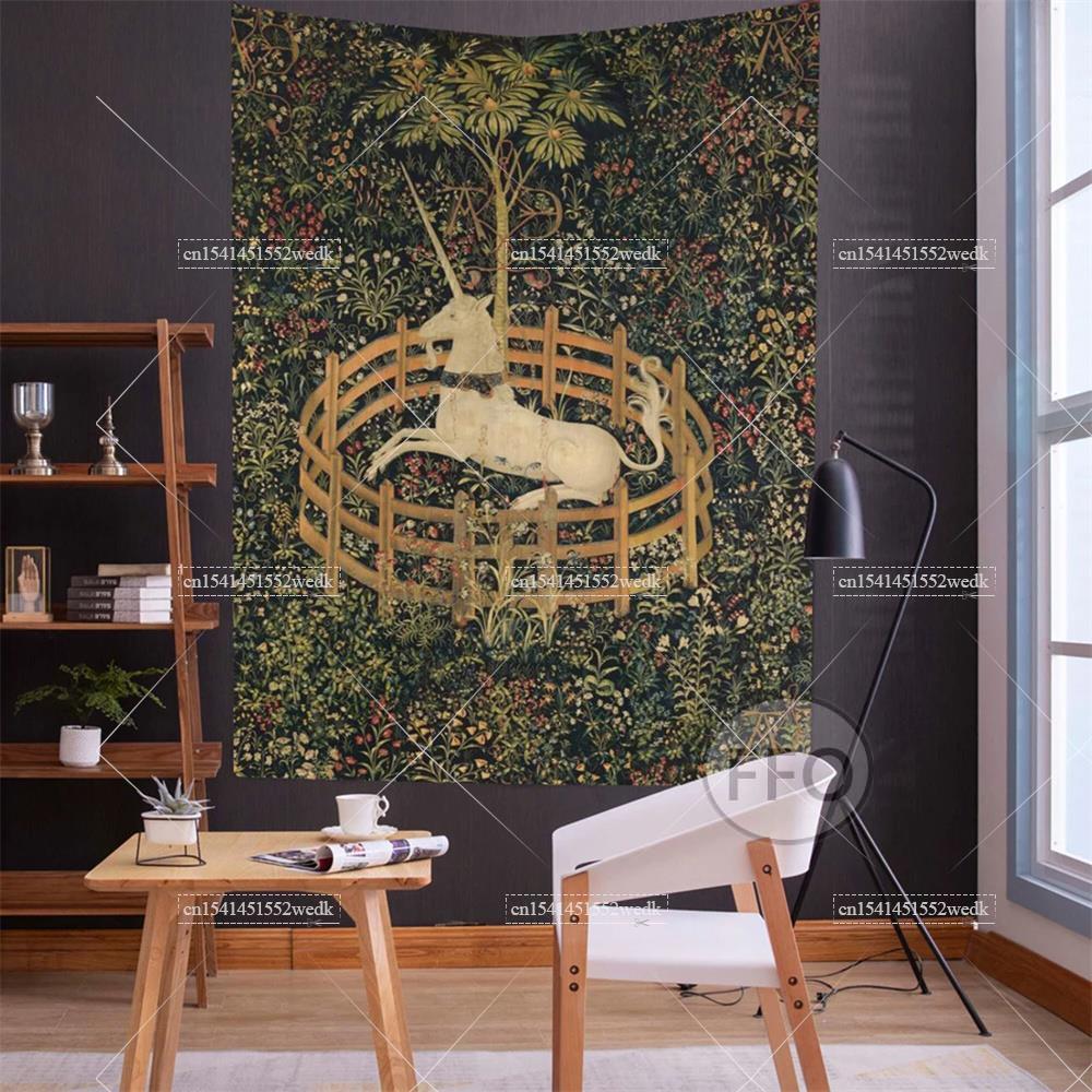 Tapiz de pared de Unicornio en - Yoga Fitness Matte reseña y precio
