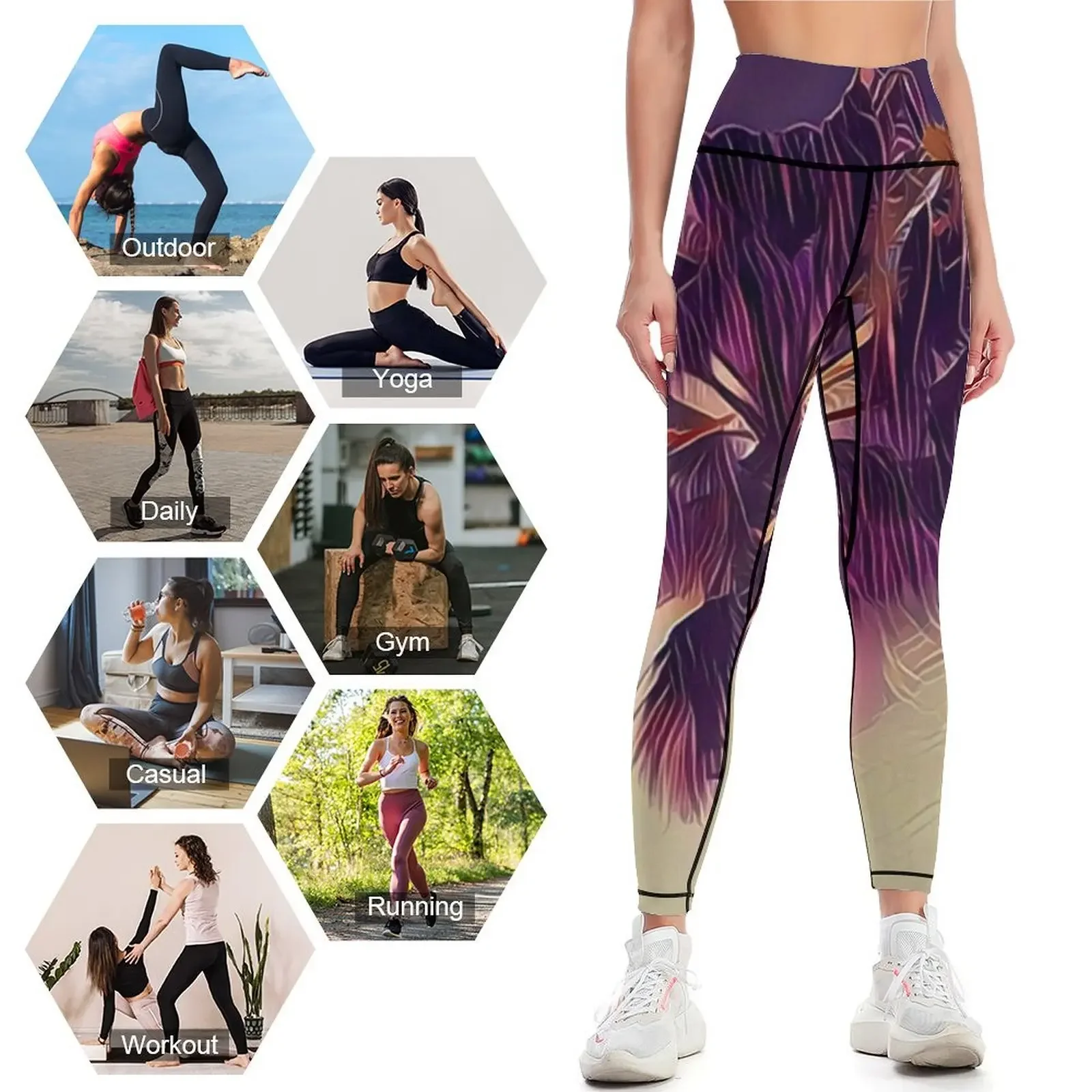 Leggings California Palm Cinem - Yoga Fitness California reseña y precio