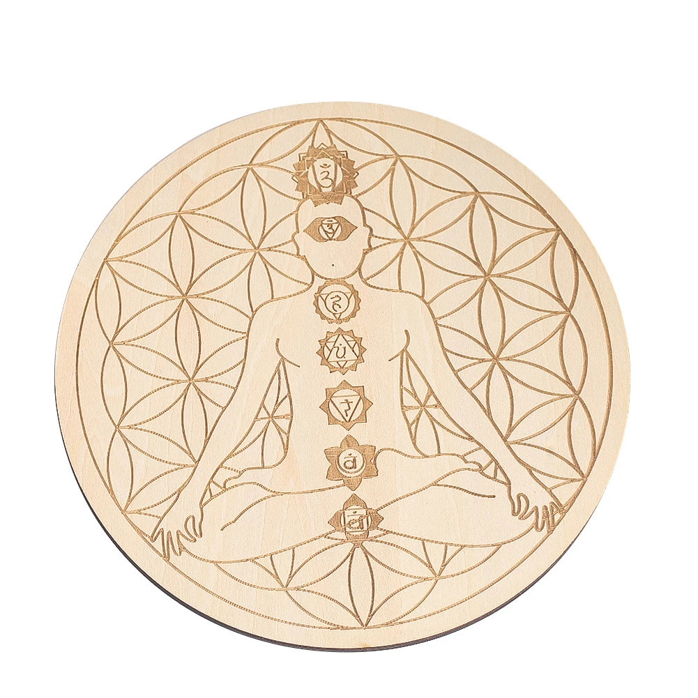 15CM grabado láser 7 Chakras m - Yoga Fitness Matte reseña y precio